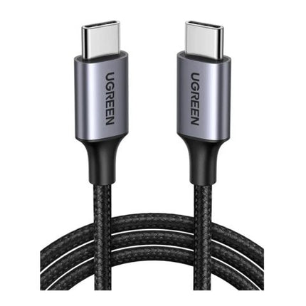 UGreen Braided Fast Charging Cable, USB-C To USB-C, 60W, 2-Meters, Black, 50152