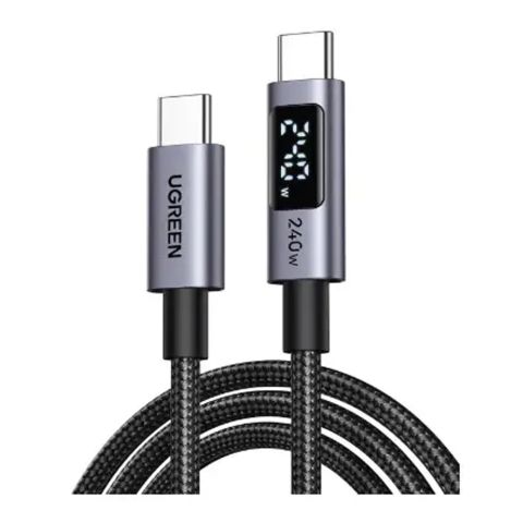 UGreen Fast Charging Smart Display Cable, USB-C To USB-C, 240W, 2-Meters, 65867