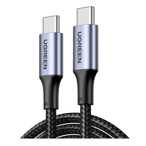 UGreen Fast Charging Aluminum Braided Cable, USB-C To USB-C, 100W, 2-Meters, 70429