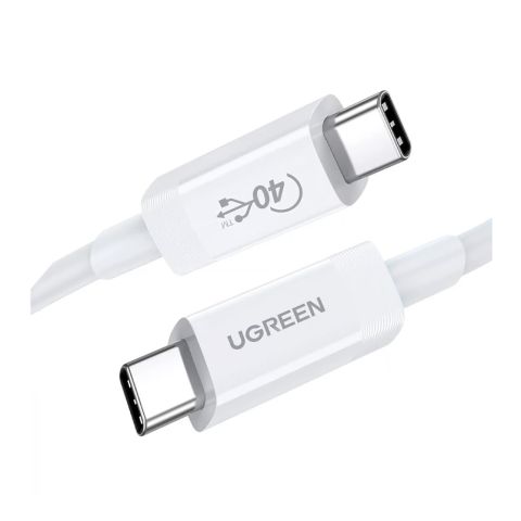 UGreen Thunderbolt 3 Fast Charging Cable, USB4 Gen3 USB-C To USB-C, 100W, 40Gbps, 0.8-Meter, 40113