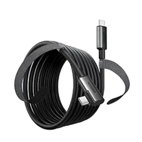 UGreen Fast Charging Right Angle Cable, USB-C To USB-C, 5Gbps, 5-Meters, Black, 90629