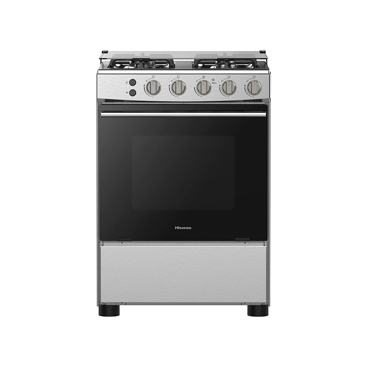 Hisense 60X60 Cm 4 Burner Cooking Range, HFG60121X