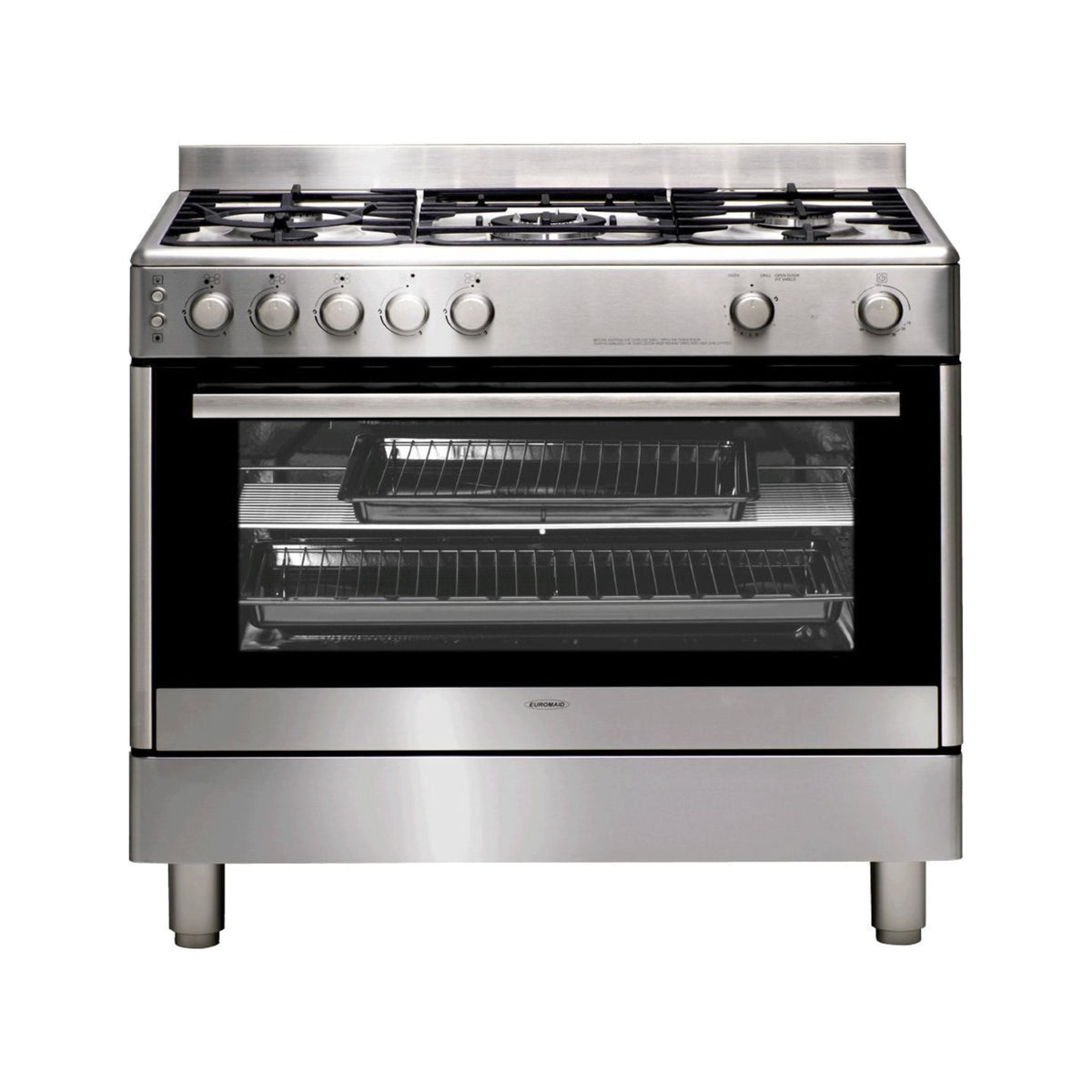 Euromaid 90X60 Cm 5 Burner Cooking Range, GG90S