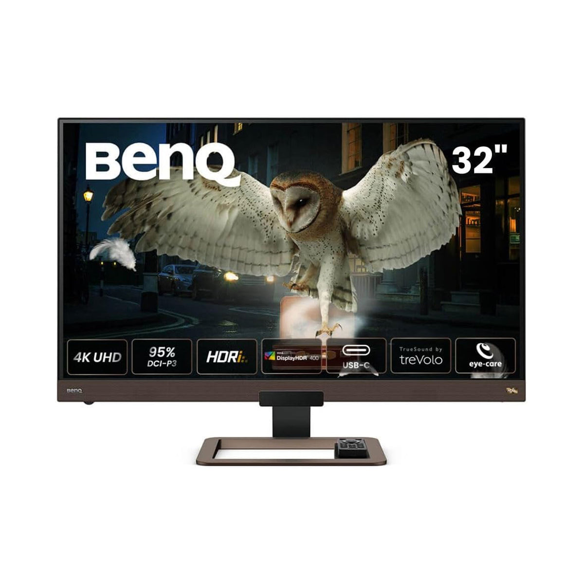 BenQ 32 inch Bezel-Less HDR 400 IPS Entertainment Monitor, EW3280U