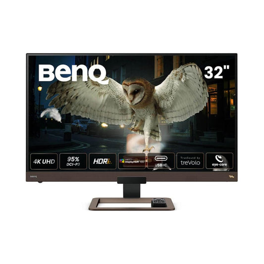 BenQ 32 inch Bezel-Less HDR 400 IPS Entertainment Monitor, EW3280U