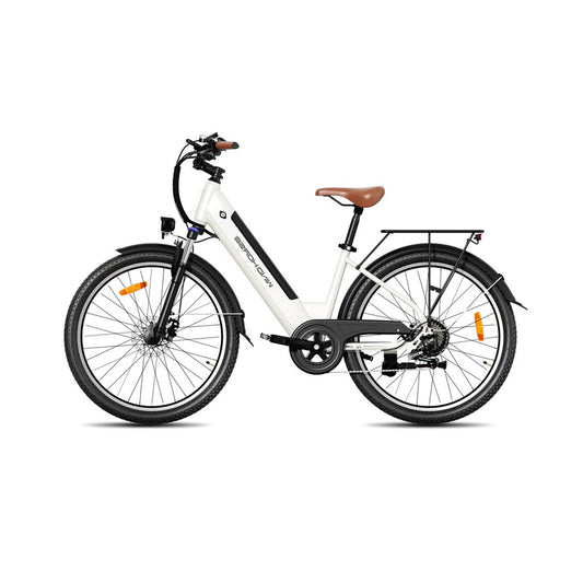 Wind Horse F2 Urban Commuter E Bike - White, F2