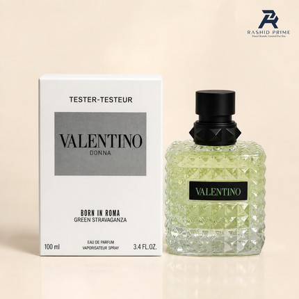 Valentino Donna Born in Roma Green Stravaganza EDP 100ml — Tester