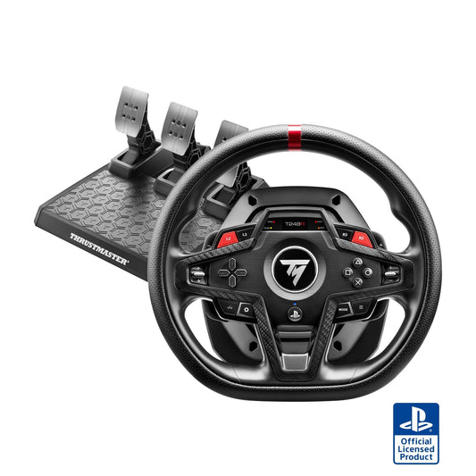 Thrust Master PlayStation Force Feedback Racing Wheel and Pedal Set, T248R