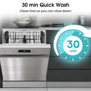Hisense 15 Place Free Standing Dishwasher, HS623E90G