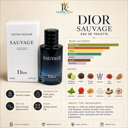 Dior Sauvage EDT 100ml — Original Tester