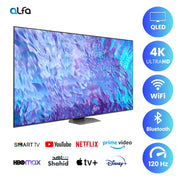 Samsung 55 inch Smart QLED TV - 4K, 55Q80C