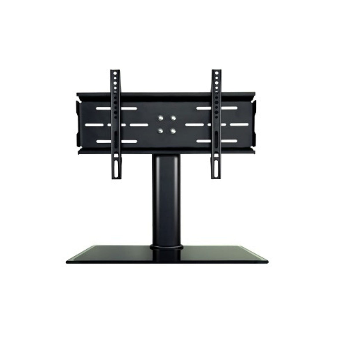 24" to 70" Screen Universal Table Top TV Stand with Glass Base