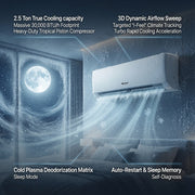 Gree 2.5 Ton Piston Split Air Conditioner - T3, G MATIC T32 C 3