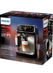 Philips 5400 Series Fully Automatic Espresso Machine EP5447/90 – 1.8L, 1500W, Black