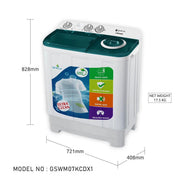 KROME Washing Machine – Front Load & Top Load, 6kg–10kg