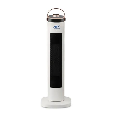 Anex Deluxe Fan Heater, 2000W, 220-240V, White, AG-5016
