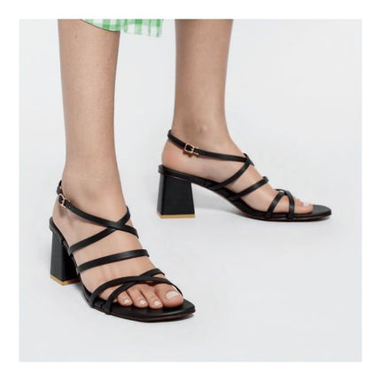 Walkeaze Women Formal Block Heel, Black, 62761S
