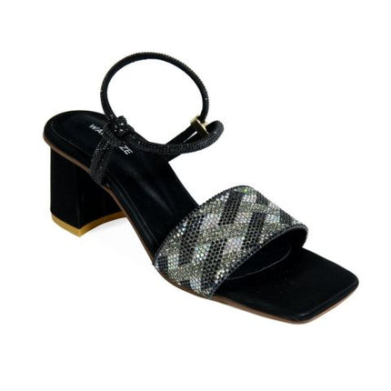Walkeaze Women Formal Block Heel, Black, 75125S
