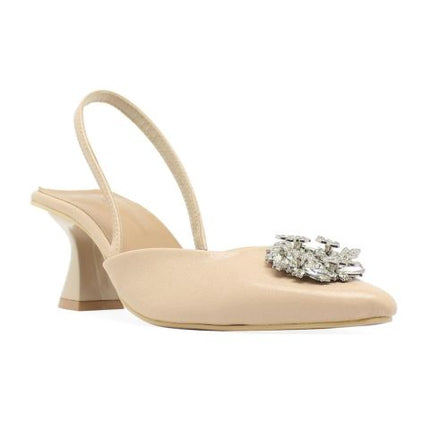 Walkeaze Women Formal Court Shoes, Fawn, 74701S