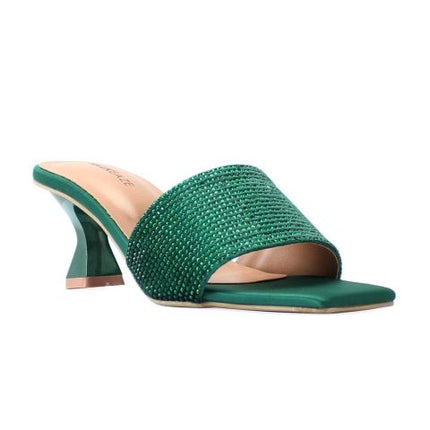 Walkeaze Women Formal Heel, Green, 74754S