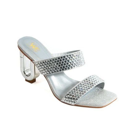 Walkeaze Imported Formal Heel, Silver, 98452S