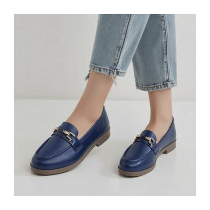 Walkeaze Women Formal Loafer, Navy Blue, 40963S