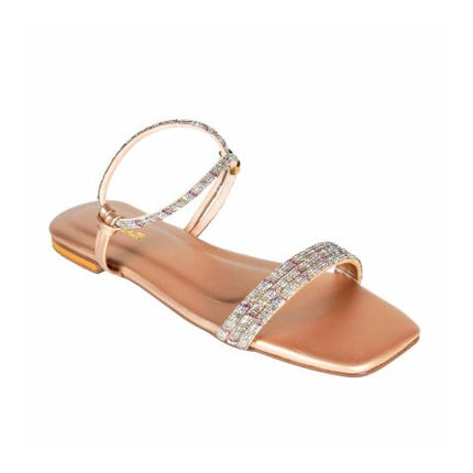 Walkeaze Women Formal Sandals, Peach, 40770S