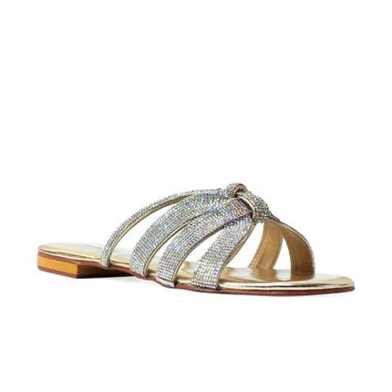 Walkeaze Women Formal Slippers, Golden, 40020S