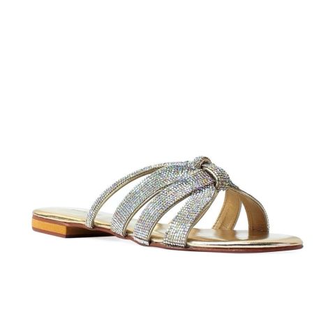 Walkeaze Women Formal Slippers, Golden, 40020S