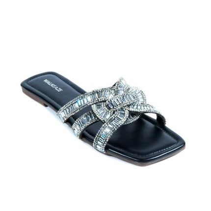Walkeaze Women Formal Slippers, Black, 40863S